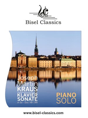 cover image of Klaviersonate in Es-Dur, VB 195
